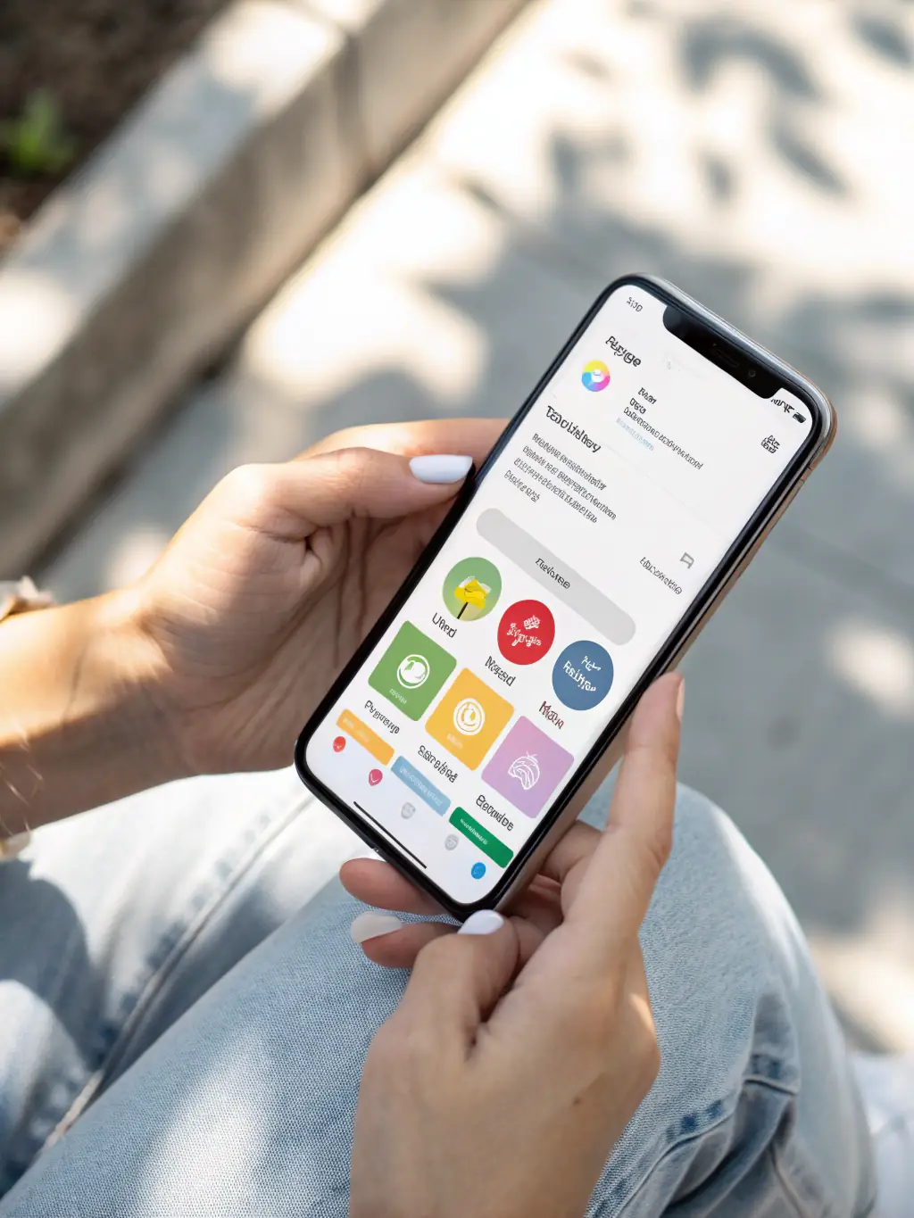 A secure digital wallet interface displayed on a smartphone, emphasizing the importance of secure cryptocurrency storage and management.